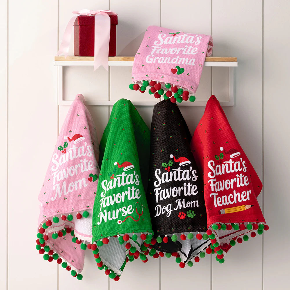 Santa's Favorite Tea Towels