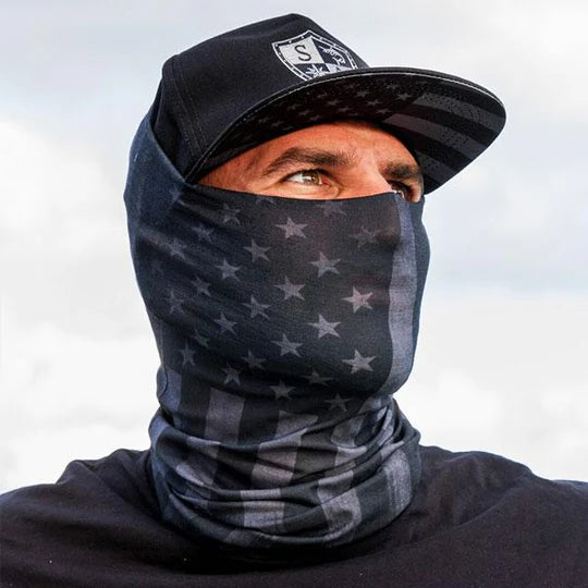 SA Co. Face Shield - Blackout American Flag