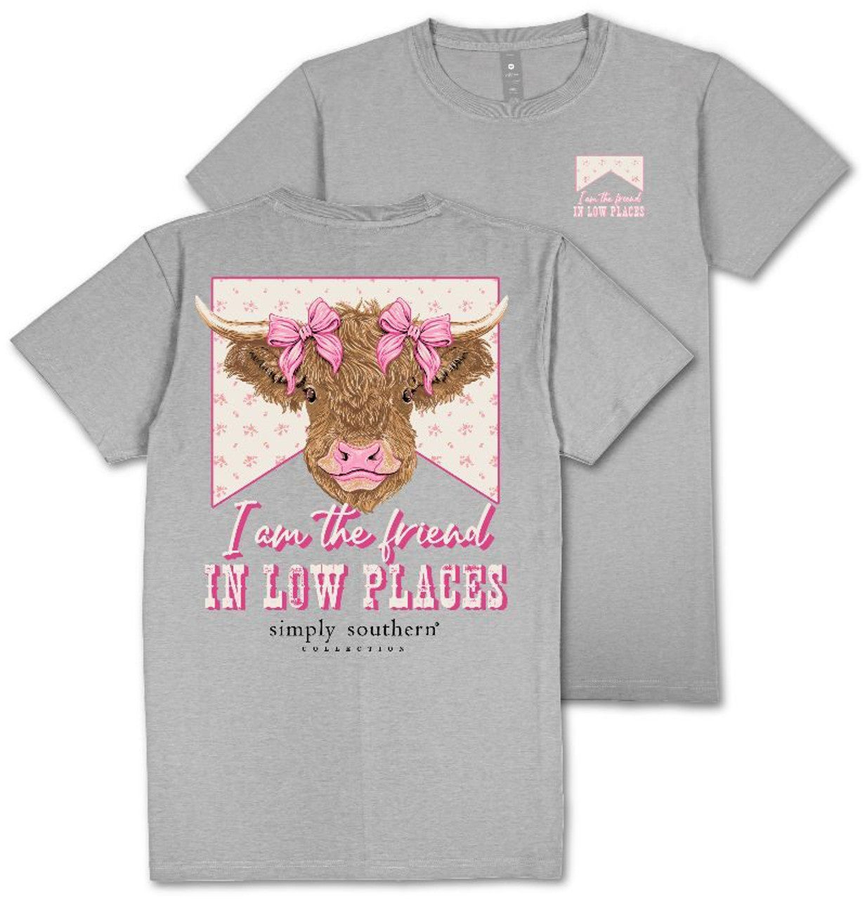 I am the Friend in Low Places Cow tee
