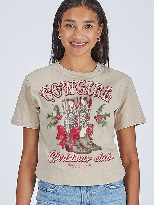 Cowgirl Christmas Club Tee
