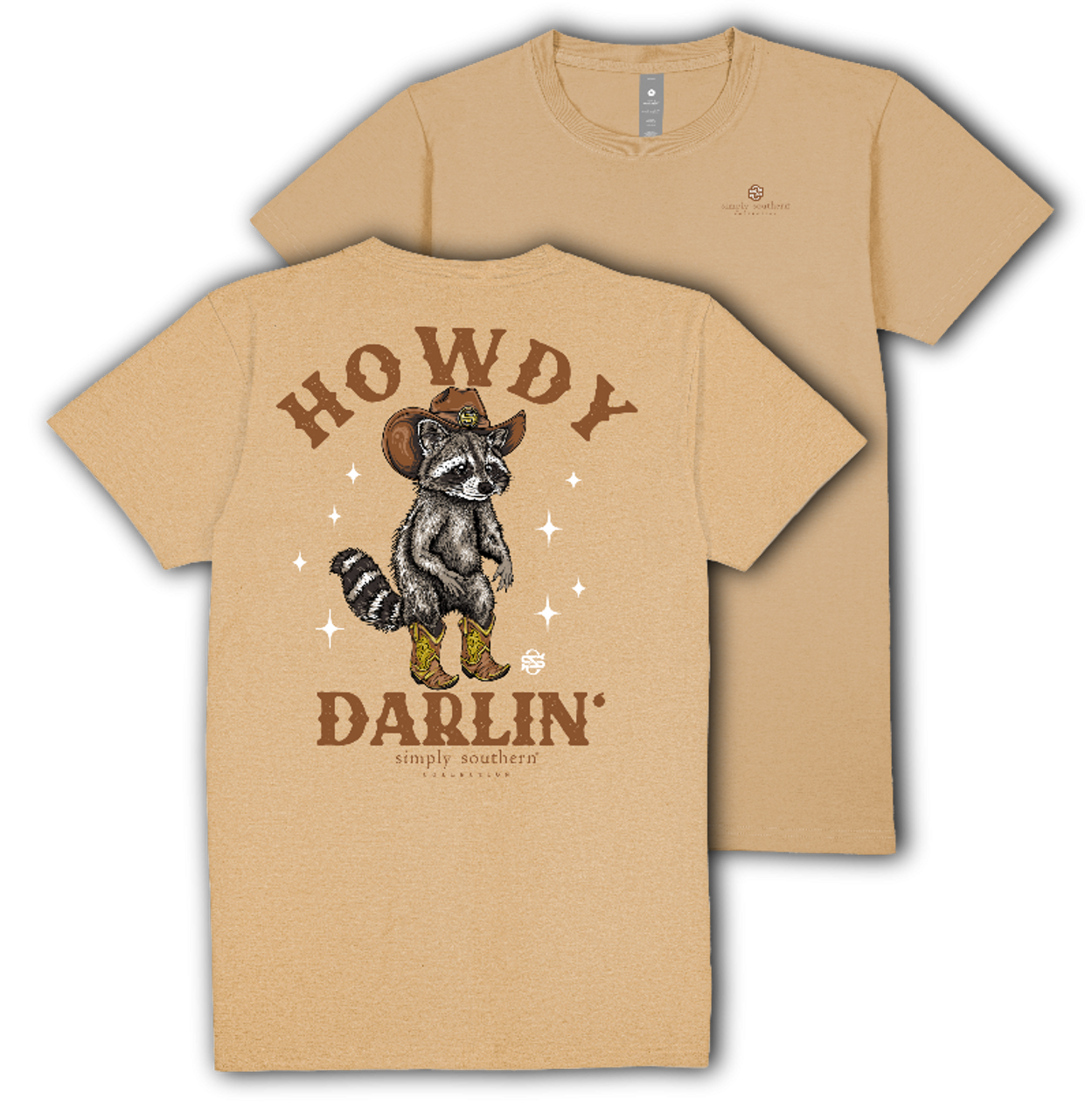 Howdy Racin Khaki Tee