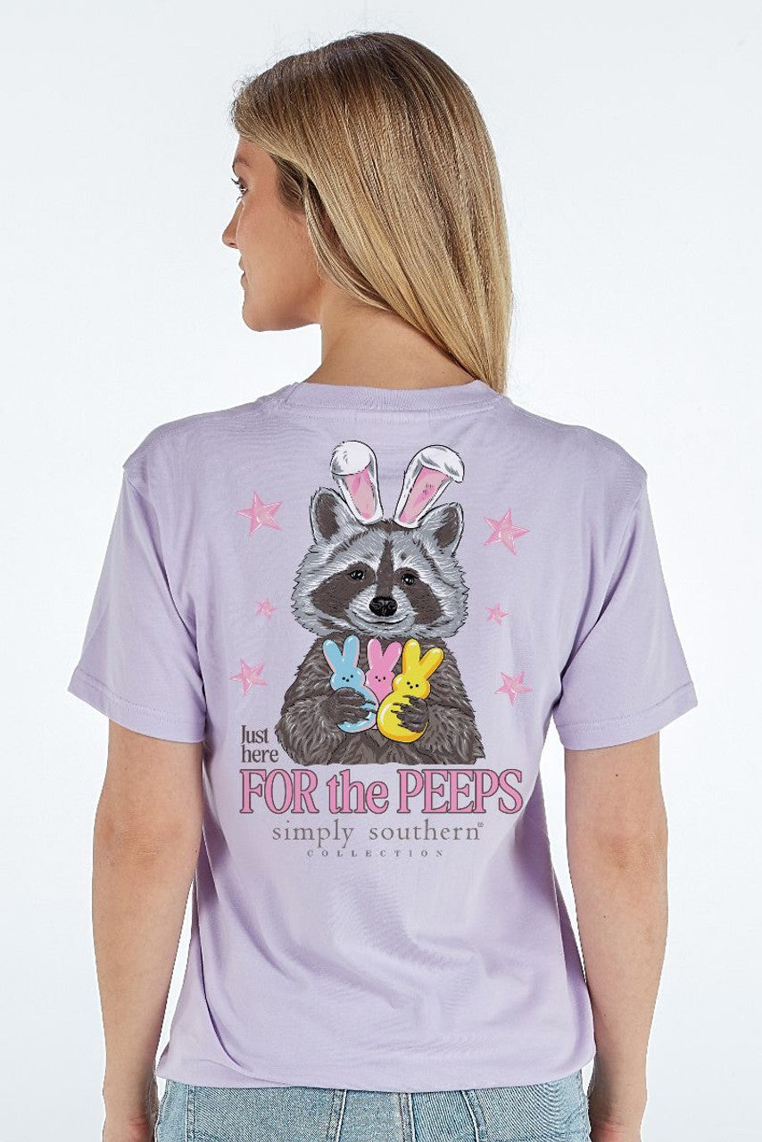 Just Here for the Peeps tee