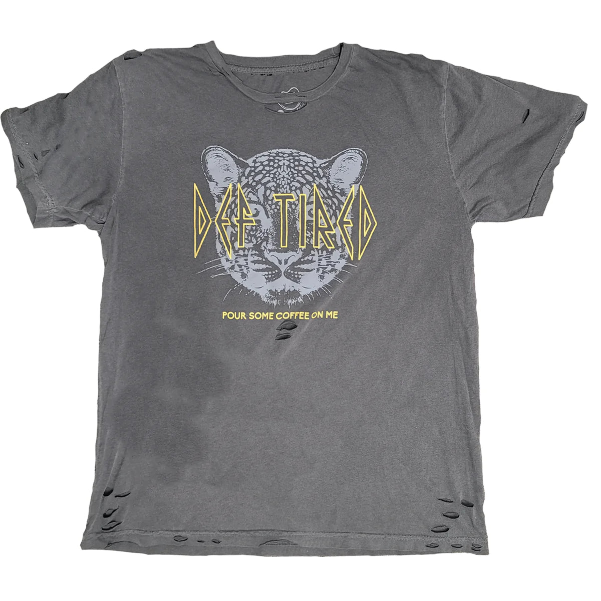 Def Tired Distressed Tee