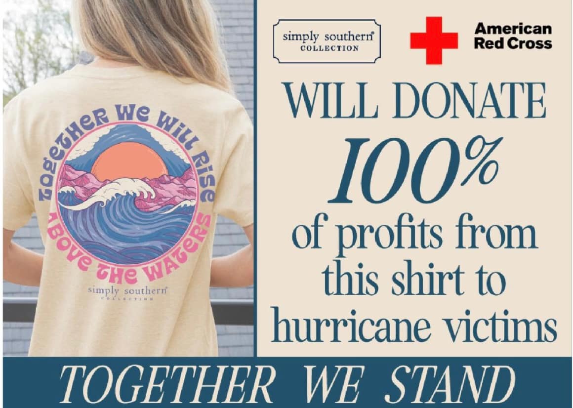 Together We Will Rise Hurricane Relief Tee