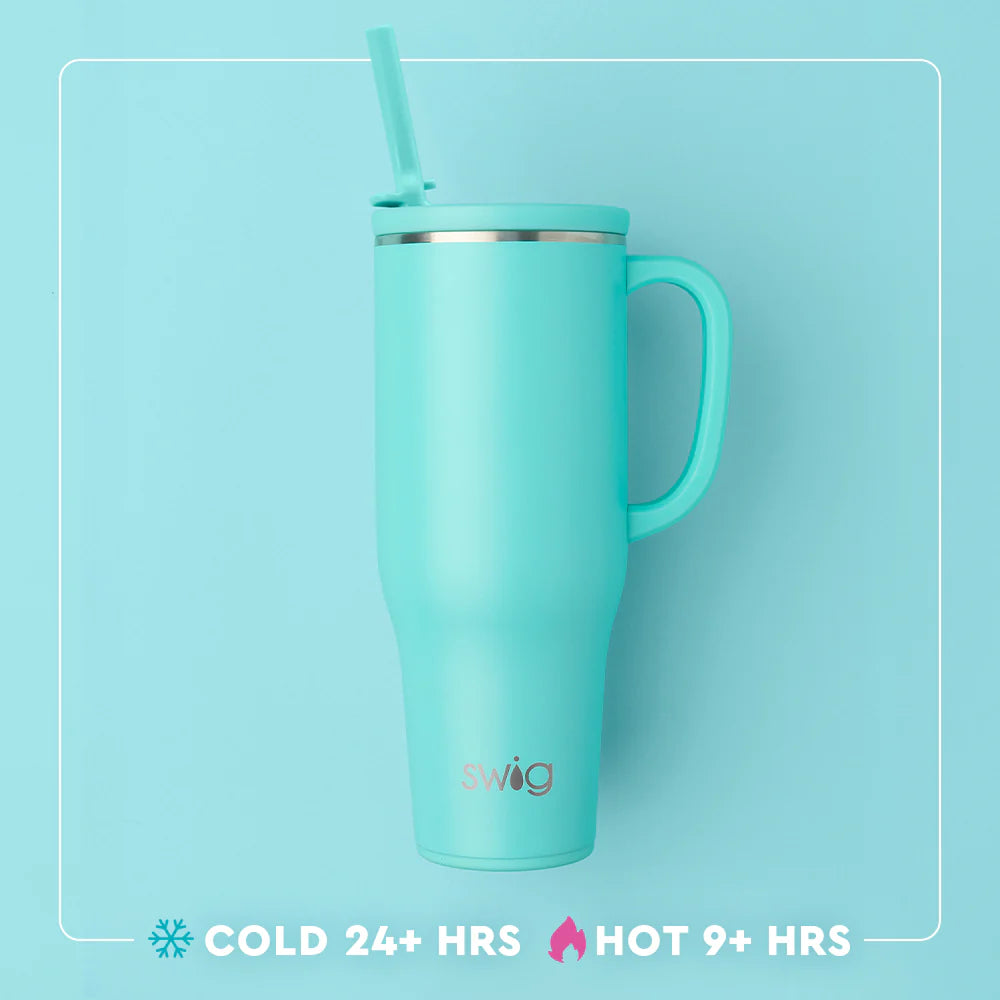 Boot Scootin' Turquoise Mega mug 40oz