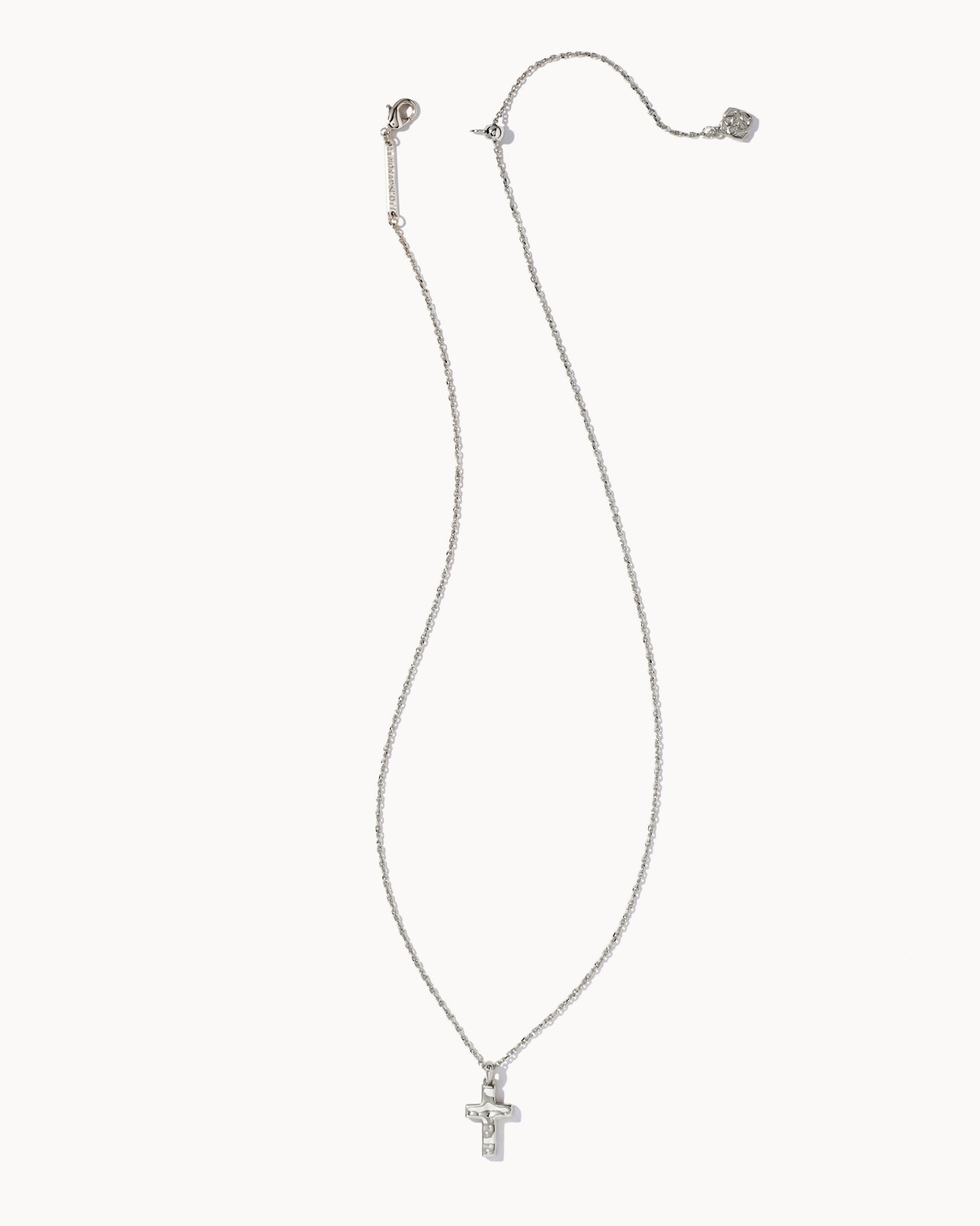 The Cross Pendant Necklace in Silver