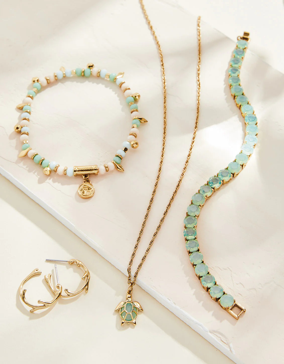 Tybee Island Stretch Bracelet 4mm