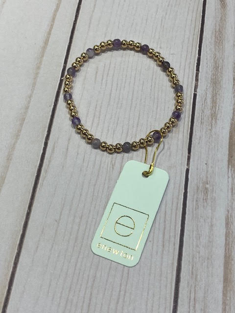 Gold Sincerity Pattern - 4mm Beads - Dogtooth Amethyst