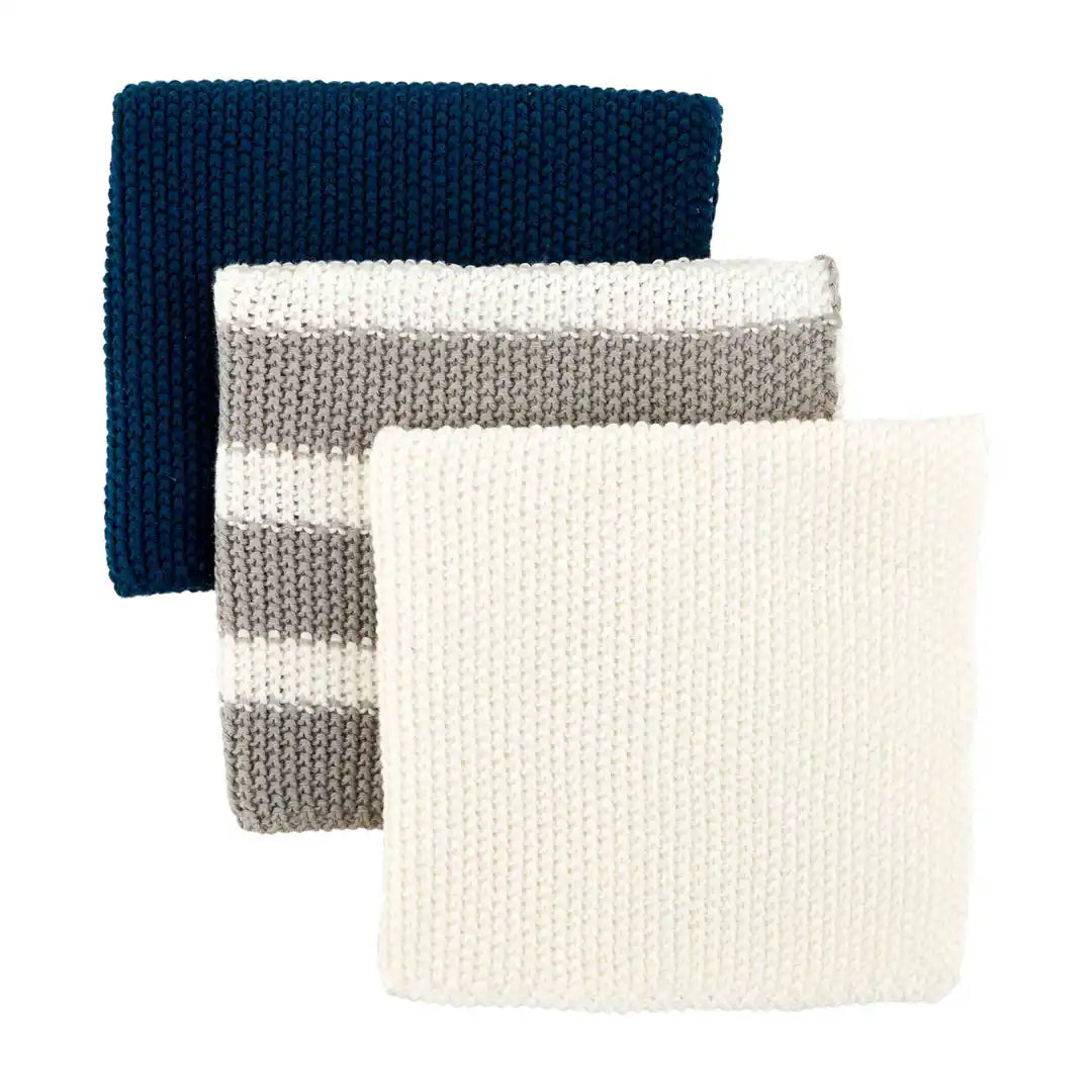 Navy Dishcloth Set