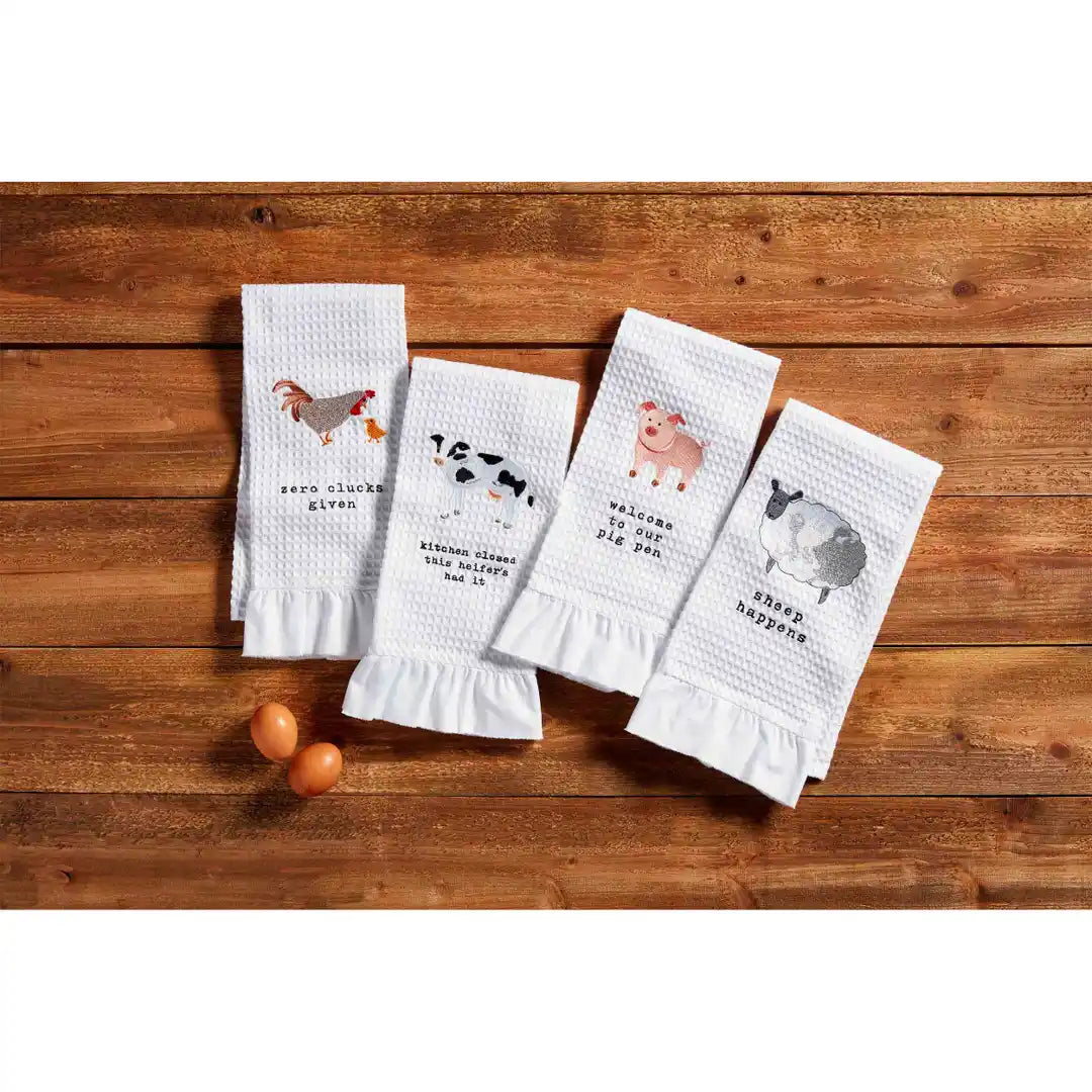 Pig Ruffle Farm Towel