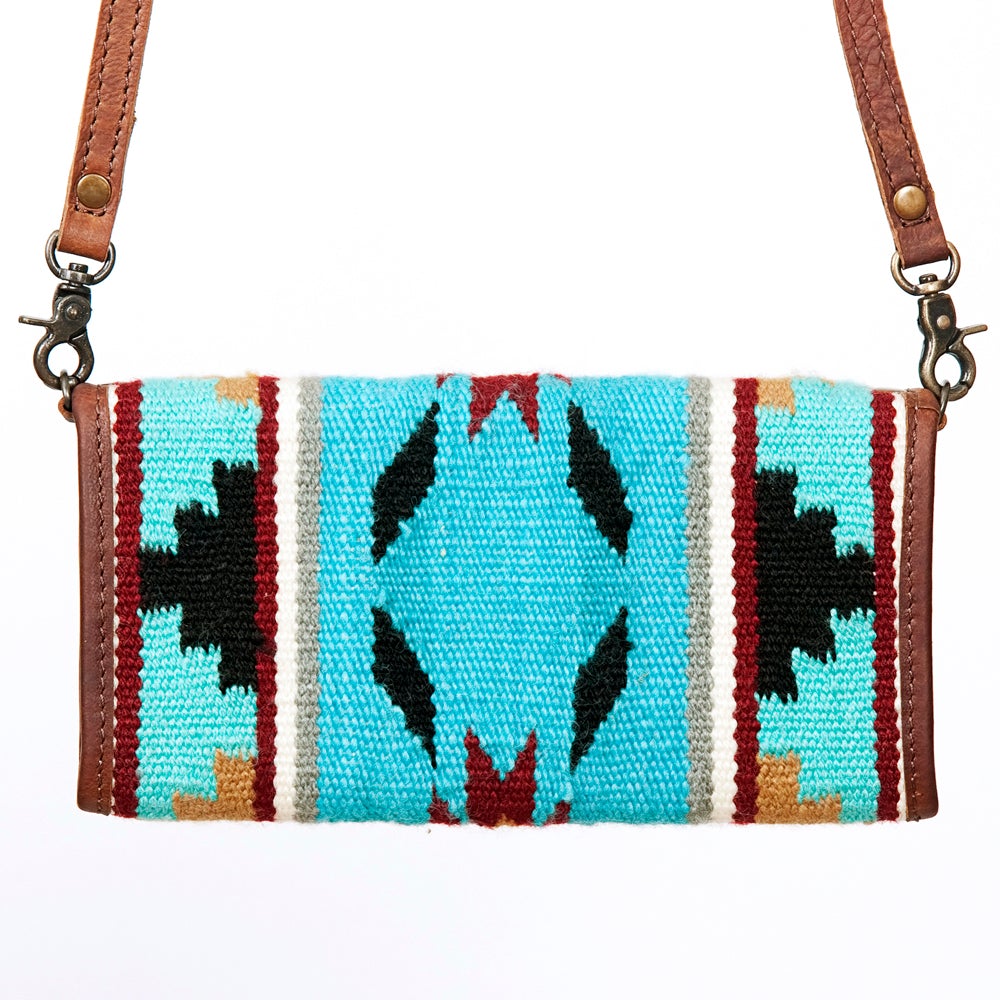 ADBG486H - Blue Saddle Blanket Crossbody