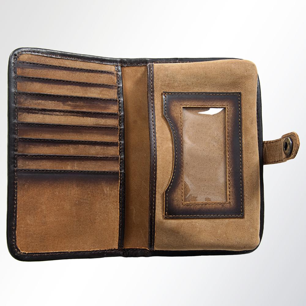 ADBGI128B - Hair on Hide Wallet