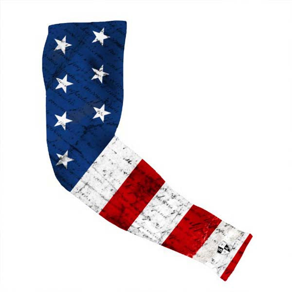 SINGLE ARM SHIELD - AMERICAN FLAG