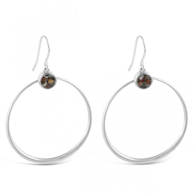 The Daisy Hoop Earrings
