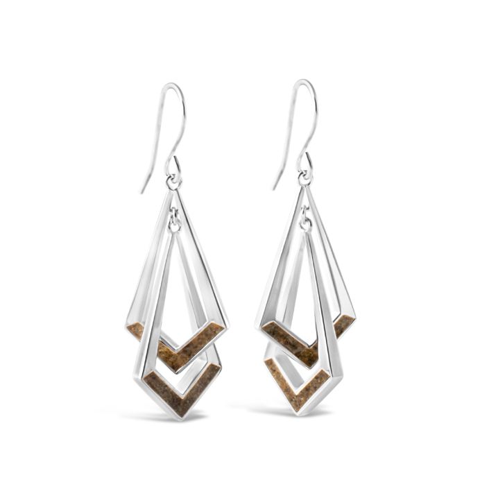 Insignia Double Drop Earrings by Nicole Michelle