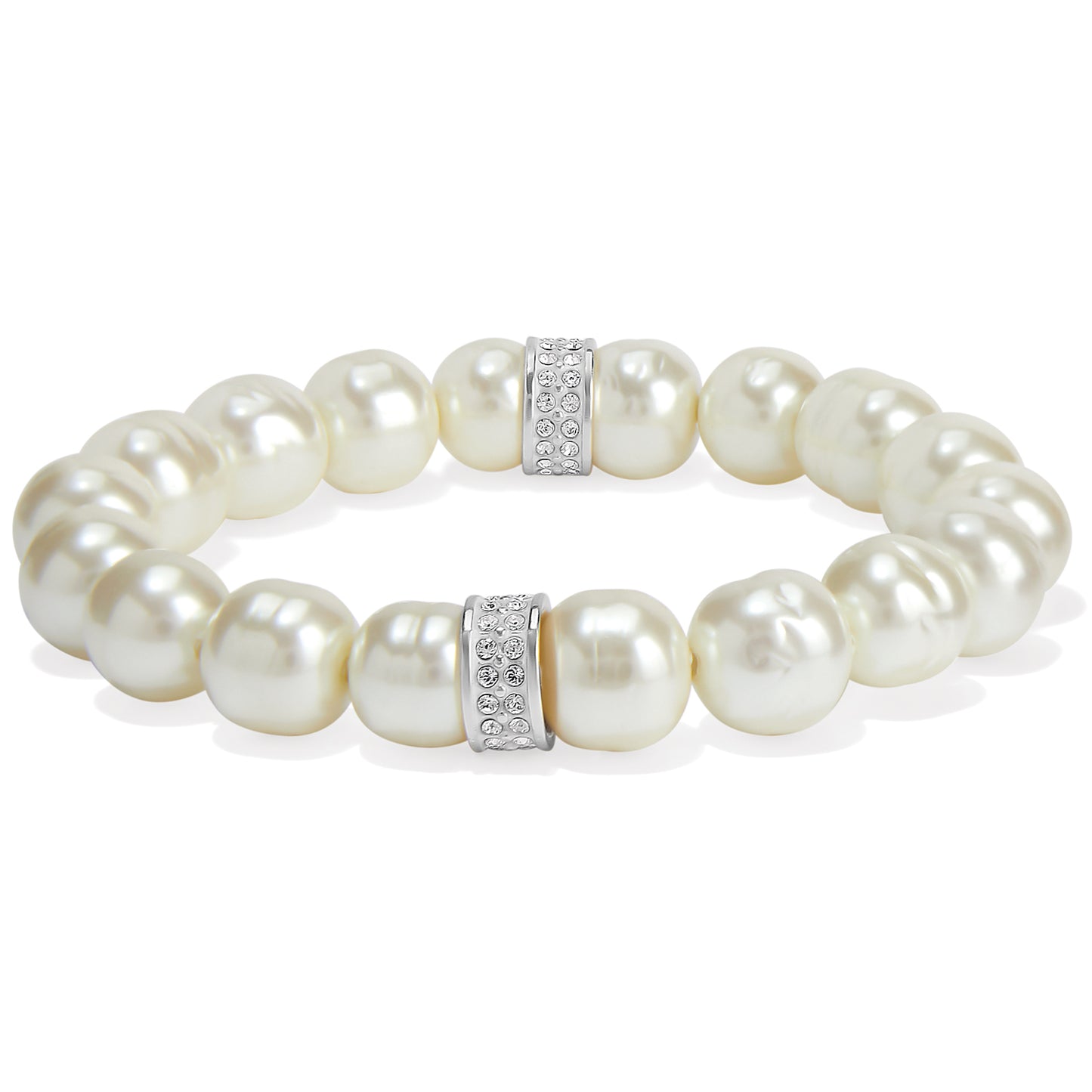 Meridian Petite Stretch Bracelet - Pearl
