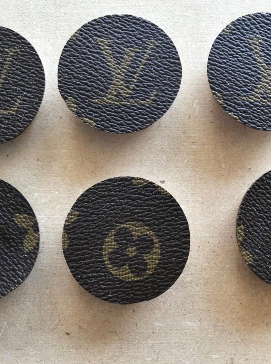 Upcycled LV: Phone Grips