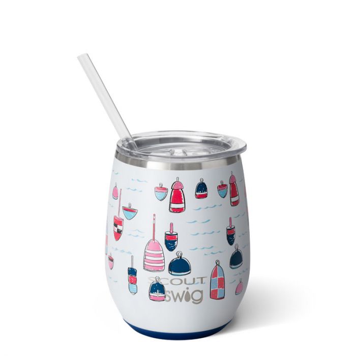 Swig + Scout - Bouy Oh Bouy Stemless Wine Glass (14oz)
