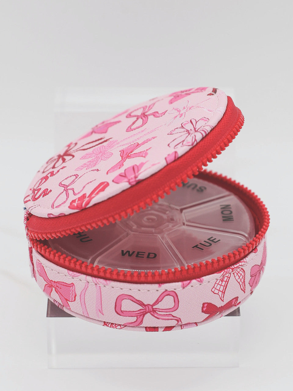 Bow Patterned Pill Case