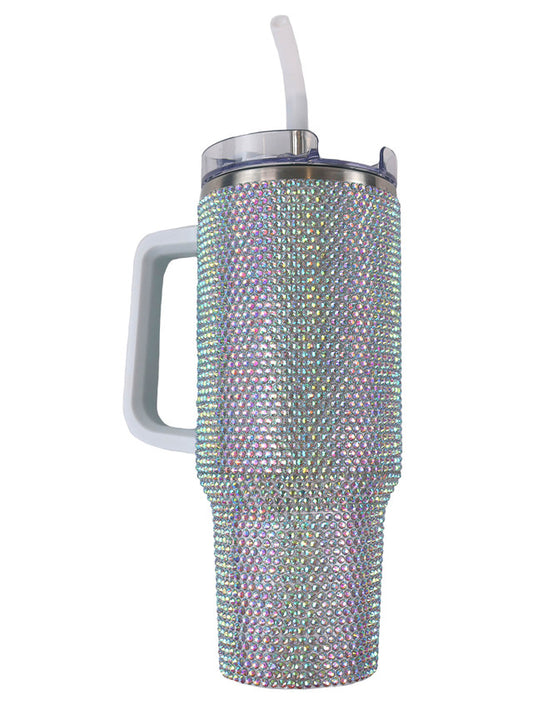 Silver Sequin Tumbler (40oz)