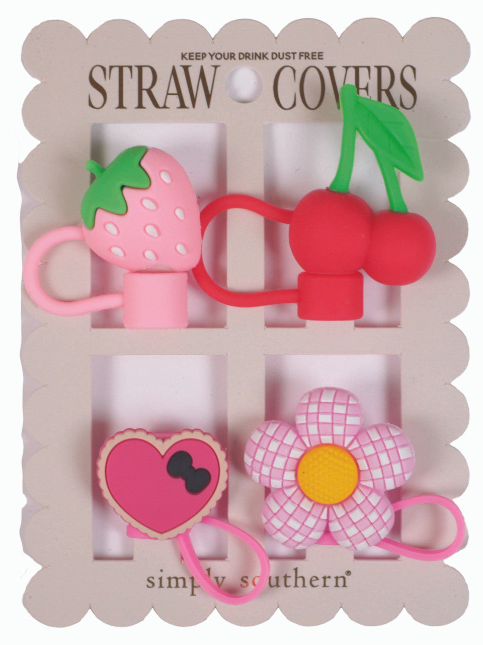Simply Southern Straw Covers - Cherry