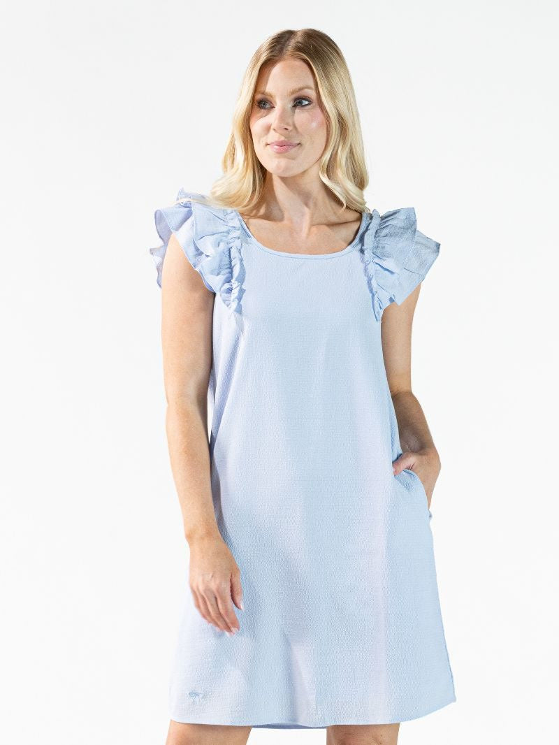 The Coquette Dress - Blue