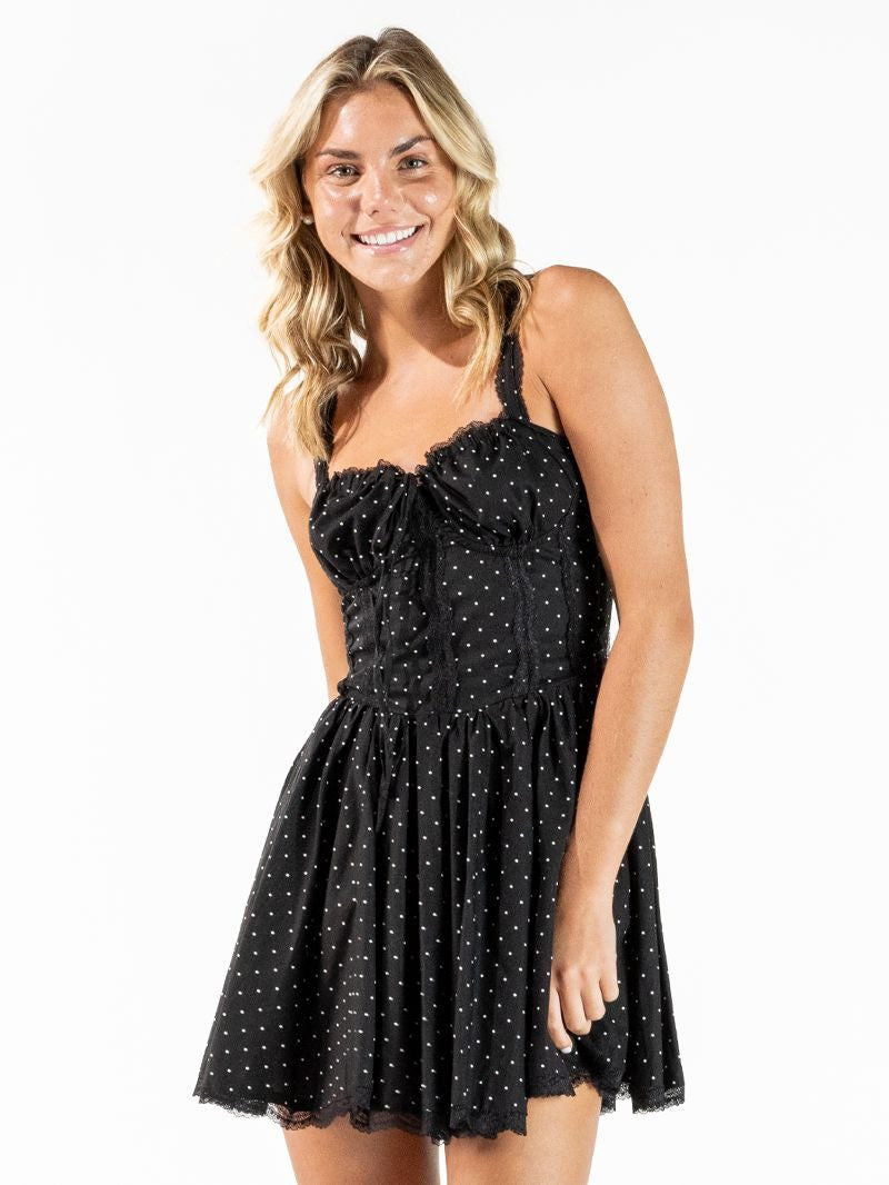 Dots Dress - Black