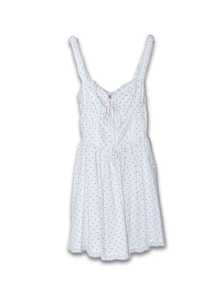 Dots Dress - White