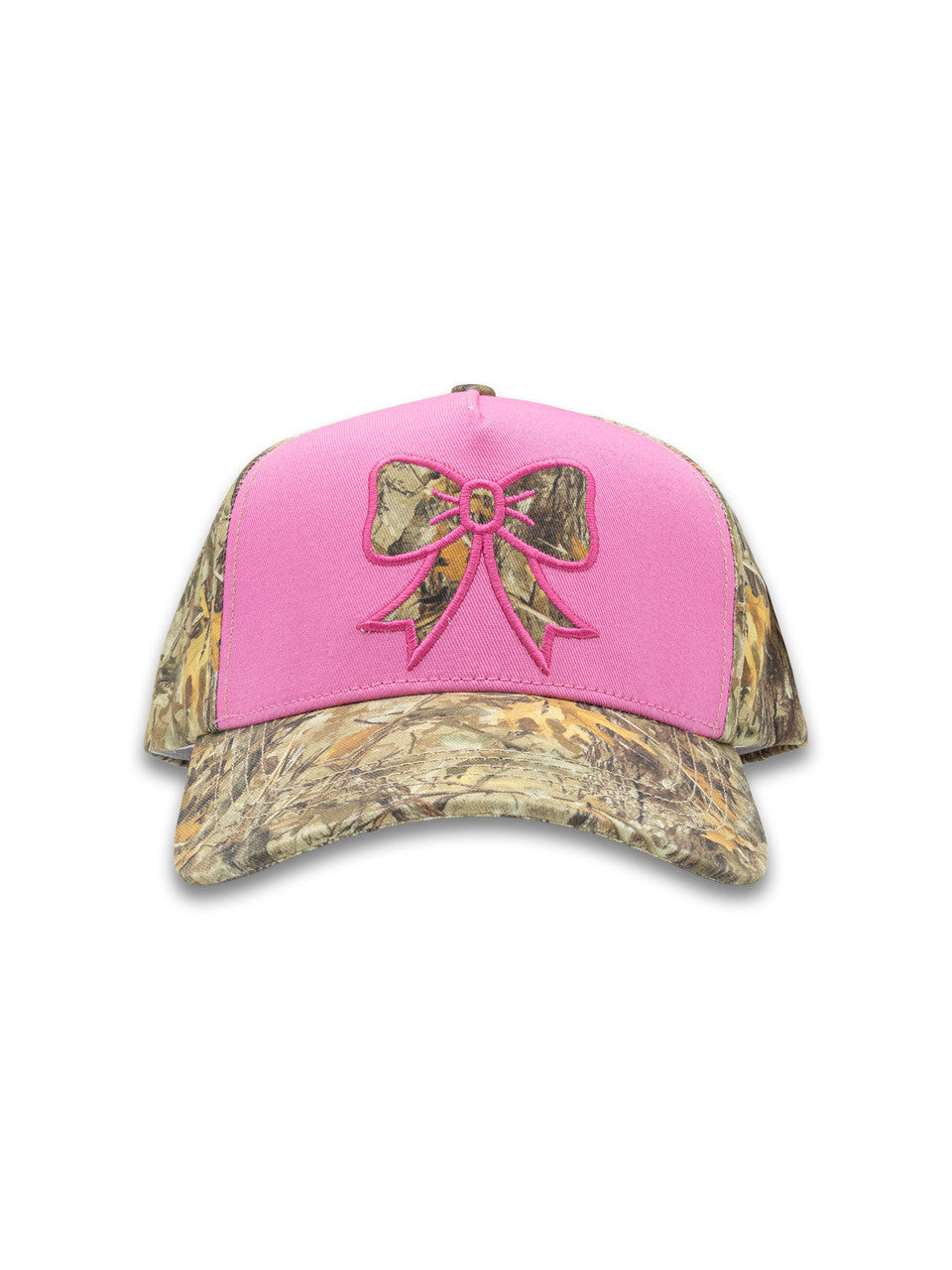 Camo Bow Pink Hat