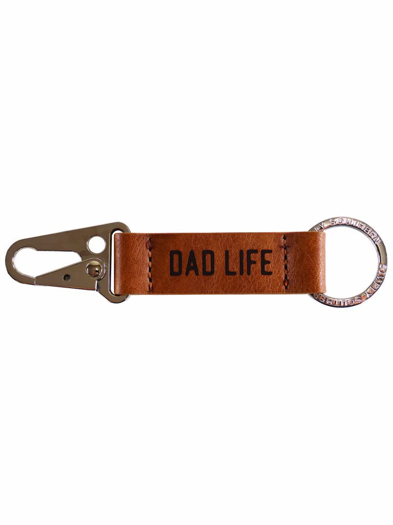 Simply Southern Mens Leather Key Chain