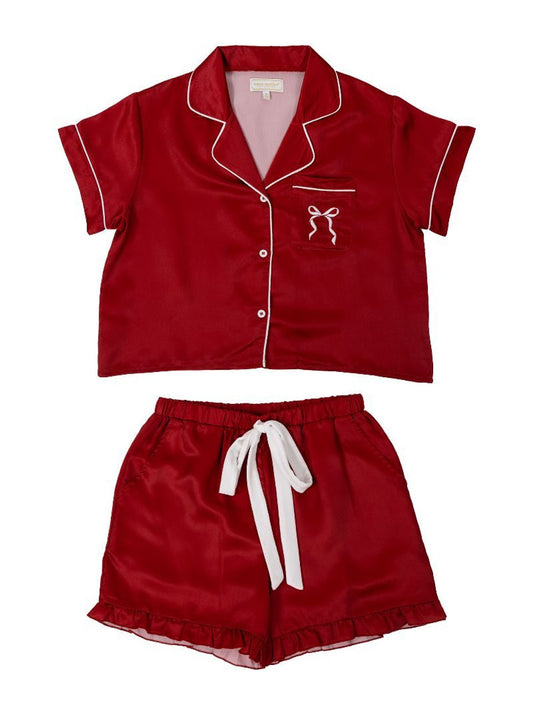 PJ Set - Holiday Red