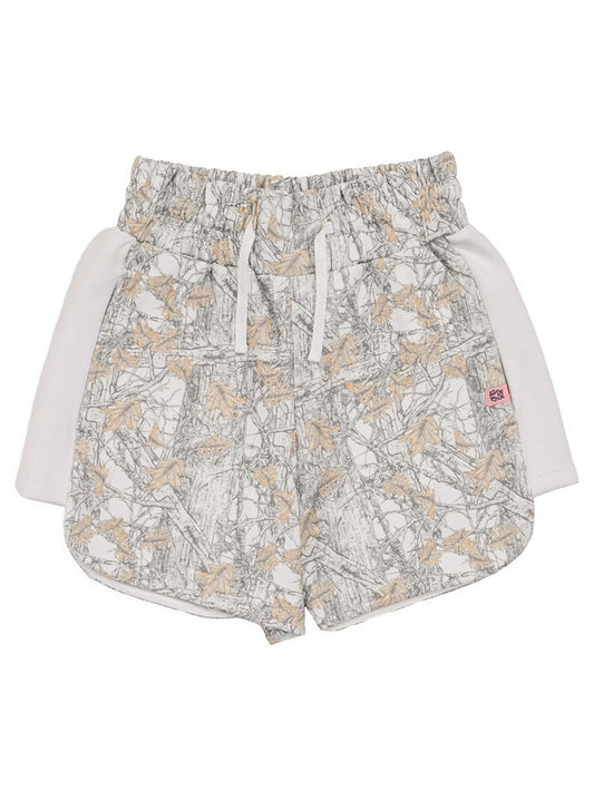 White Camo Shorts