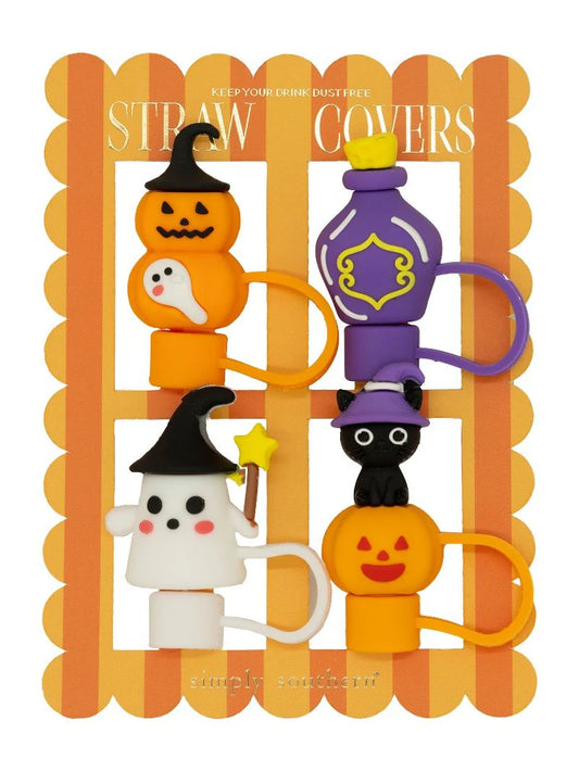 Simply Southern Straw Covers - Pumpkin