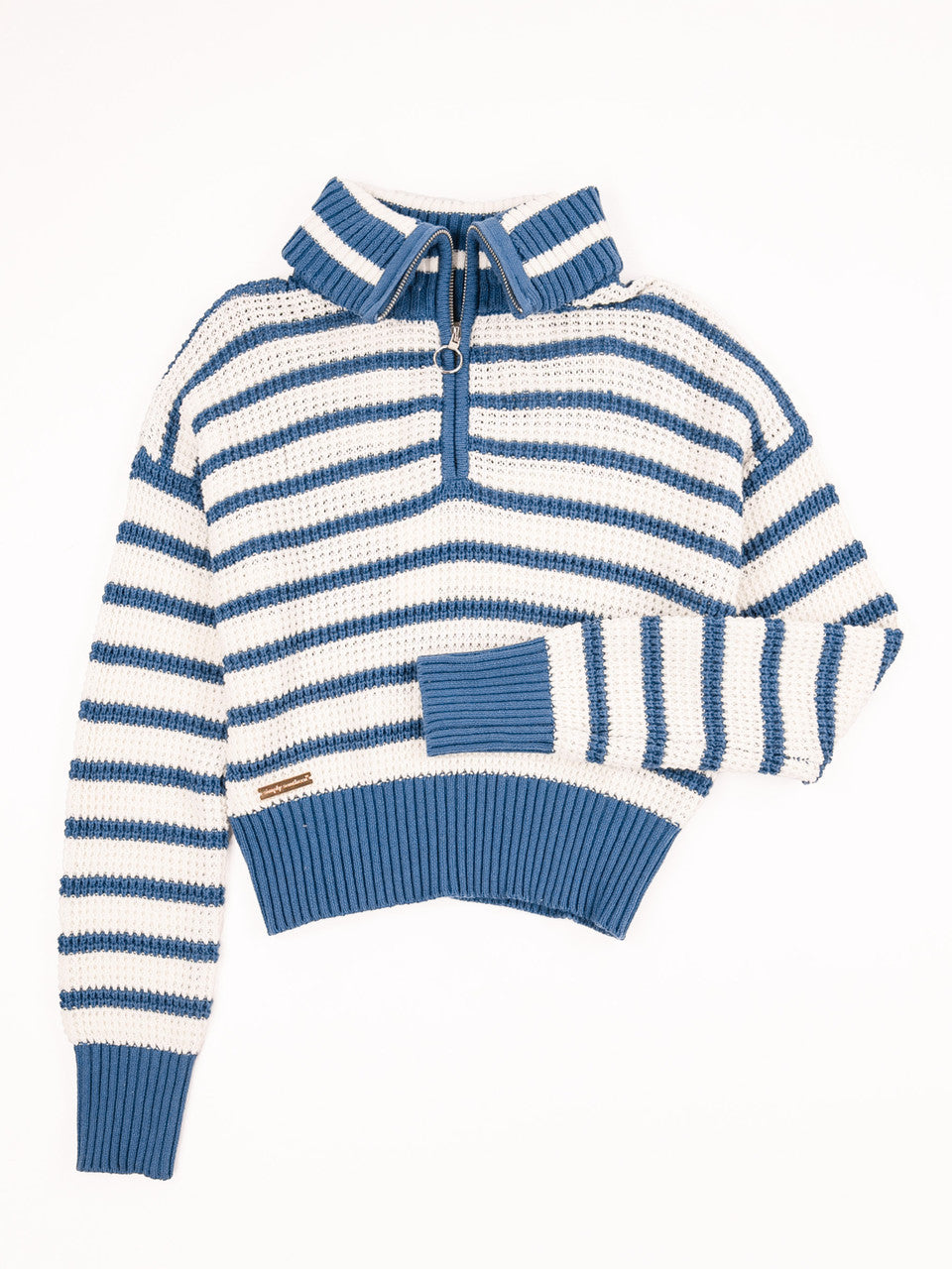 Simply Southern Dark Blue Iris Sweater