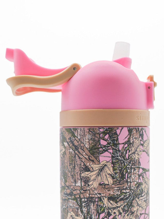 Pink Camo 24 oz Tumbler Bottle