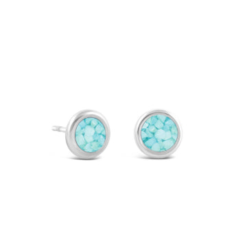 Birth Month Power Stone Dune Drop Studs