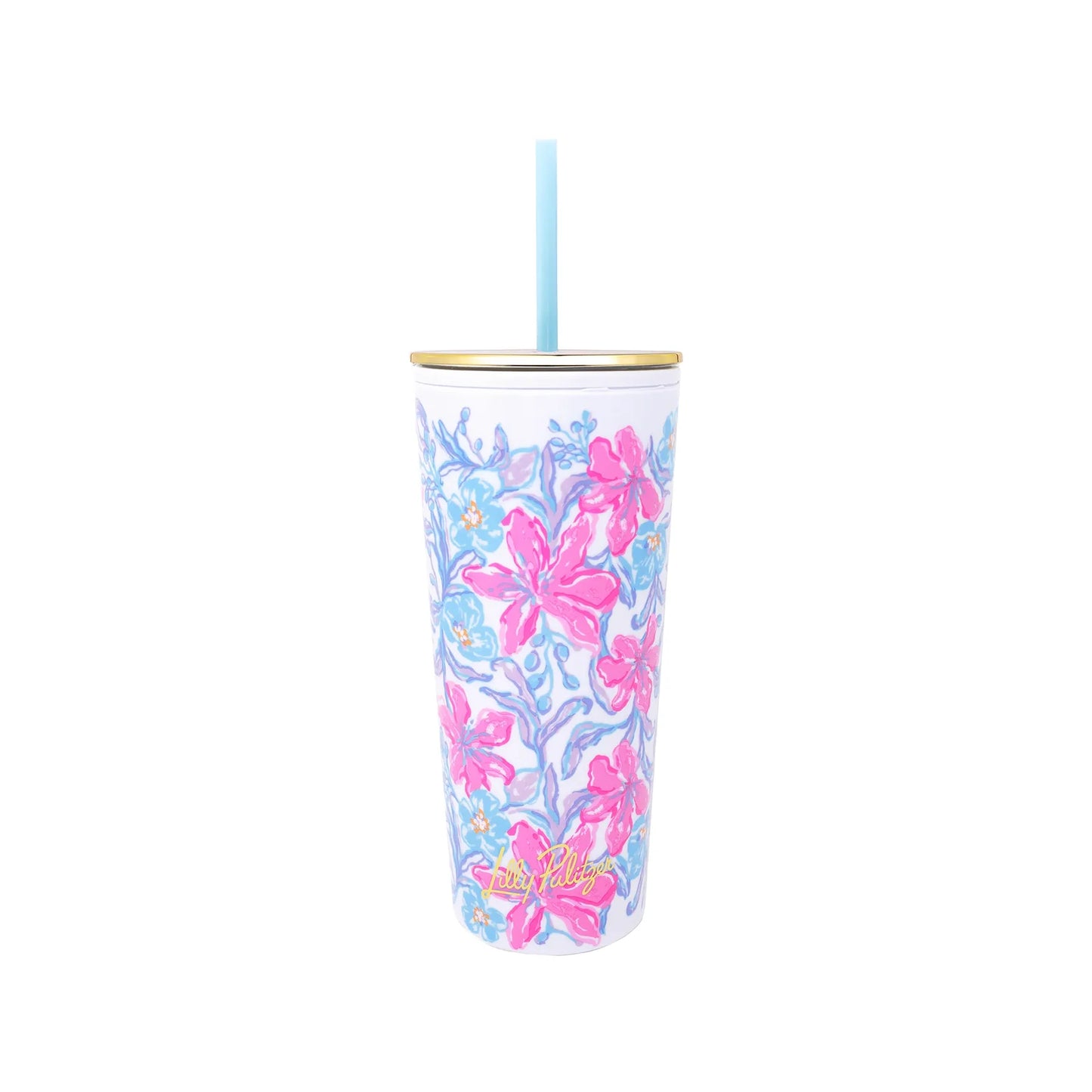 Tumbler with Straw - Beachside Haven