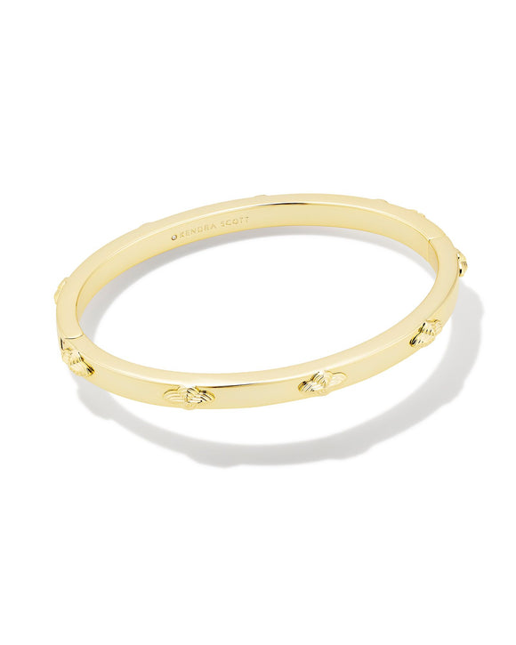 Abbie Gold Metal Bangle Bracelet
