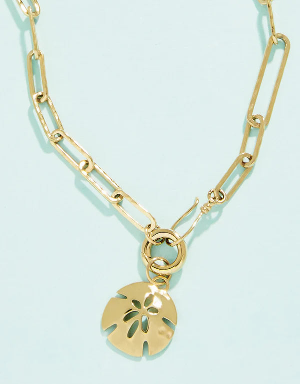 Sand Dollar Charm Necklace 18"