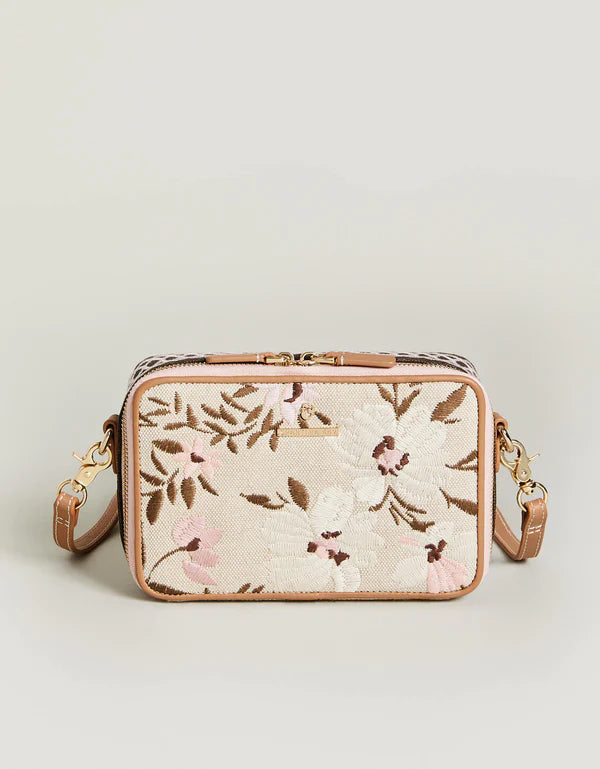 Carmella Crossbody Parade Embroidered Floral