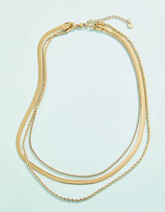 Folly Field Layered Necklace, 18"