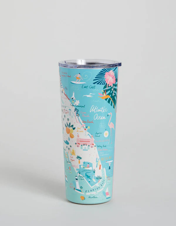 Stainless Steel Drink Tumbler 22 oz. Florida