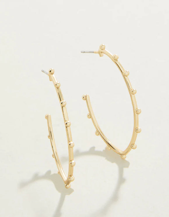 Bobbi Hoop Earrings Gold