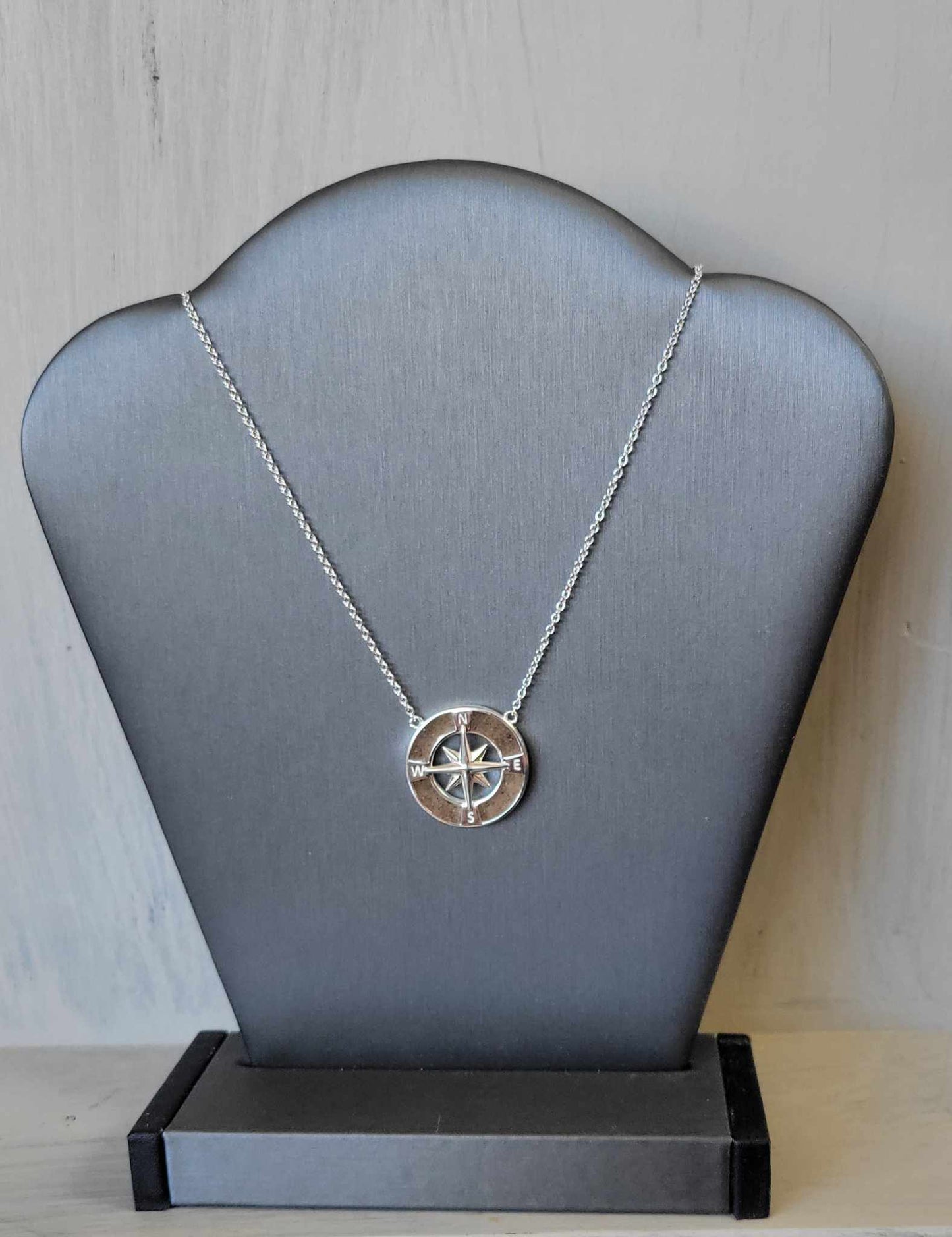 Nautical Compass Stationery Necklace