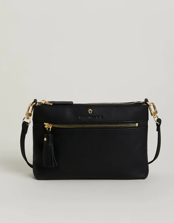 Siren Mya Convertible Crossbody Wristlet Black