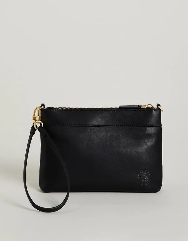 Siren Mya Convertible Crossbody Wristlet Black