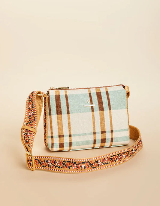 Rosie Crossbody Kalalanta Plaid Cream