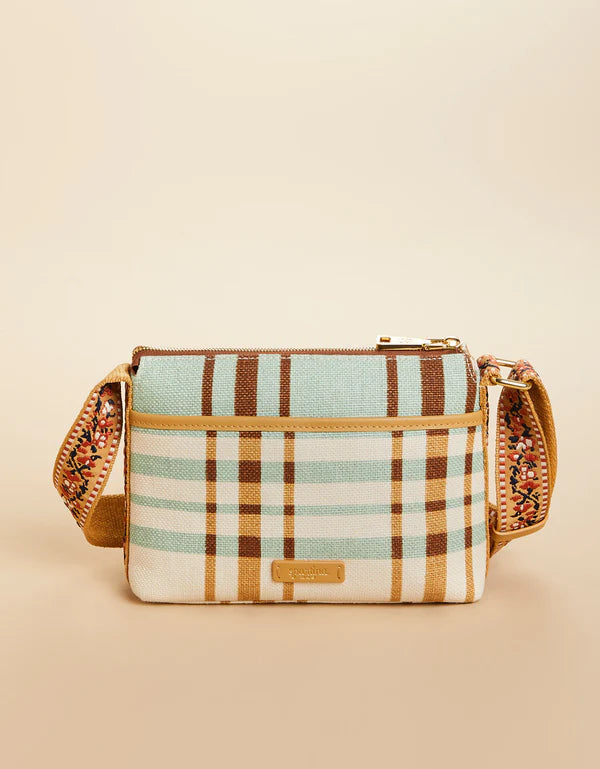 Rosie Crossbody Kalalanta Plaid Cream