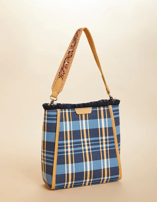 Melody Bucket Kalalanta Plaid Navy