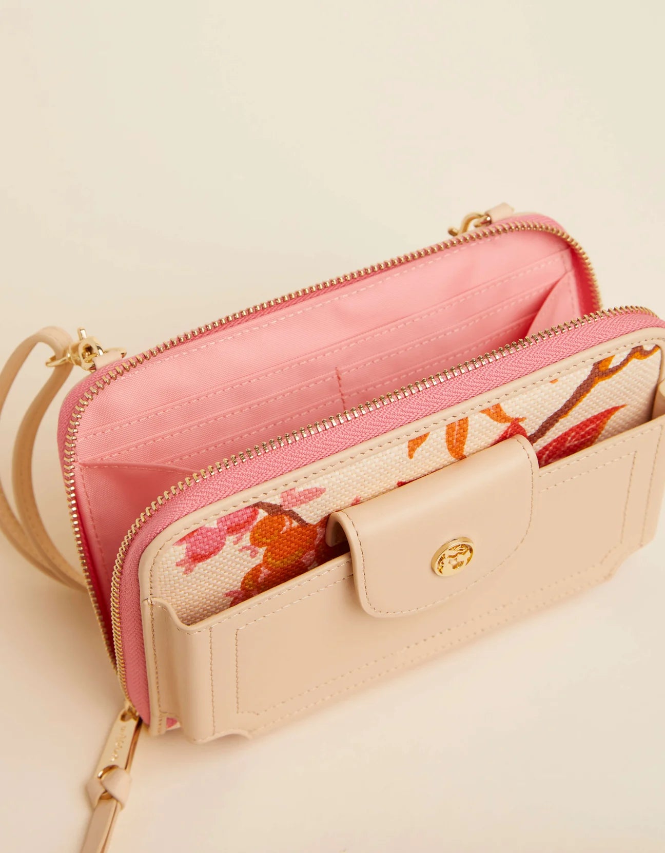 Multi Phone Crossbody Richmond Hill Cream